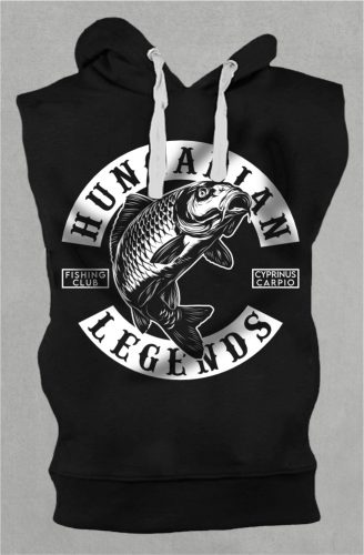 PONTY - Cyprinus Carpio férfi kapucnis, belebújós mellény