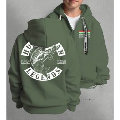 PONTY - Cyprinus Carpio gyerek kapucnis, cipzáras pulóver