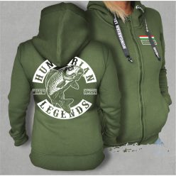 PONTY - Cyprinus Carpio női cipzáras, kapucnis pulóver