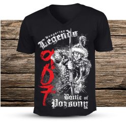 Pozsony férfi v-nyakú póló