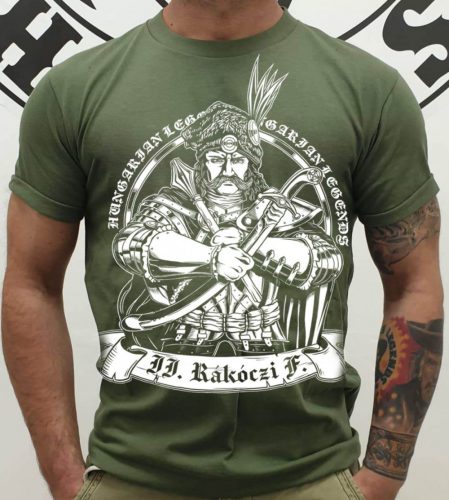 II. Rákóczi Ferenc férfi rövid ujjú póló