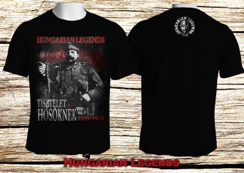 Tisztelet a hősöknek férfi rövid ujjú póló