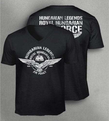 Royal Hungarian AIR FORCE férfi v-nyakú póló
