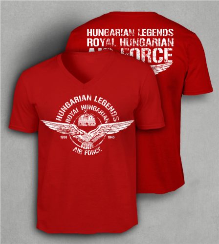 Royal Hungarian AIR FORCE férfi v-nyakú póló