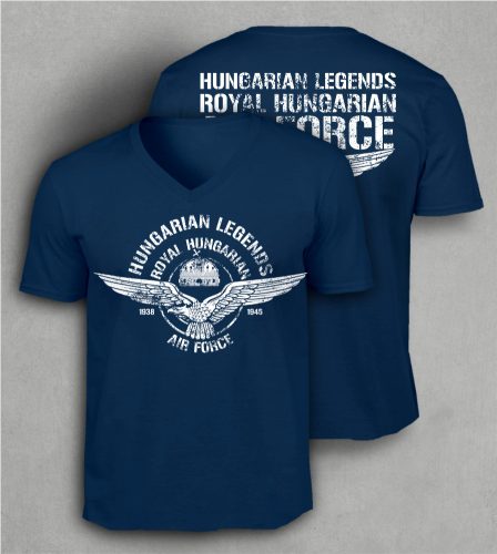 Royal Hungarian AIR FORCE férfi v-nyakú póló