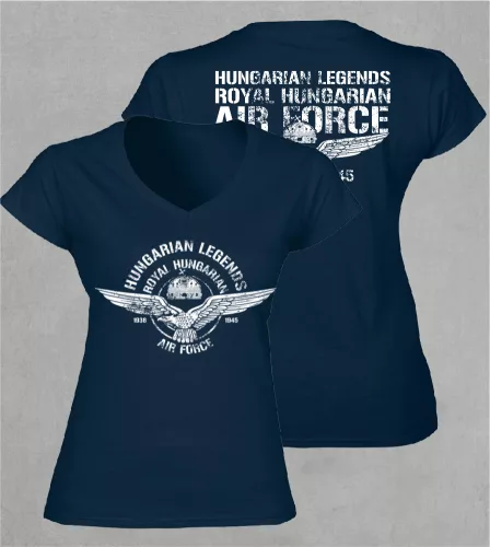Royal Hungarian AIR FORCE női v-nyakú póló