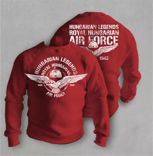 Royal Hungarian AIR FORCE férfi kerek nyakú pulóver