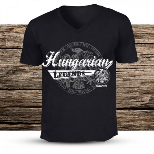 Rakamazi turul '19 mintás férfi v-nyakú póló