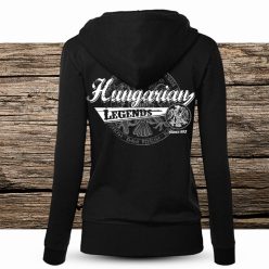   Rakamazi turul '19 mintás női cipzáras, kapucnis pulóver