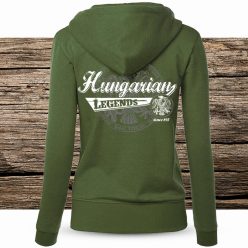   Rakamazi turul '19 mintás női cipzáras, kapucnis pulóver