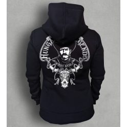   Sobri Jóska - karikás ostorral női cipzáras, kapucnis pulóver