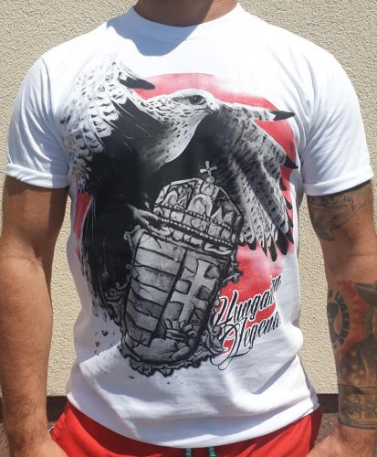 Sólyom címerrel férfi rövid ujjú póló