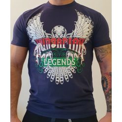 Sólyom trikolor felirattal férfi rövid ujjú póló