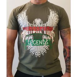 Sólyom trikolor felirattal férfi rövid ujjú póló