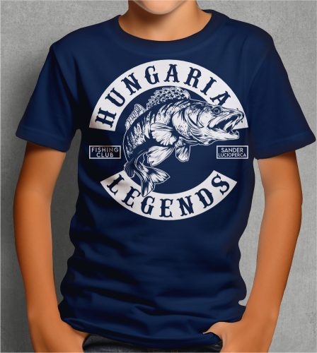 Süllő - Sander Lucioperca gyerek rövid ujjú póló