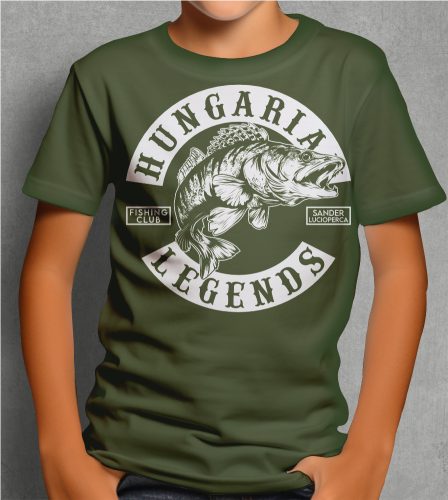 Süllő - Sander Lucioperca gyerek rövid ujjú póló