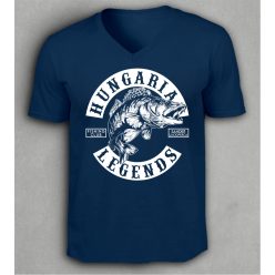 Süllő - Sander Lucioperca férfi v-nyakú póló