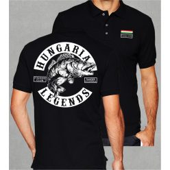 Süllő - Sander Lucioperca  férfi galléros póló