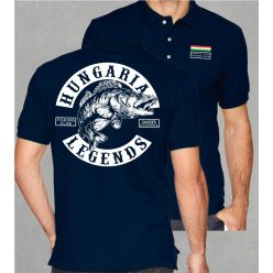 Süllő - Sander Lucioperca  férfi galléros póló