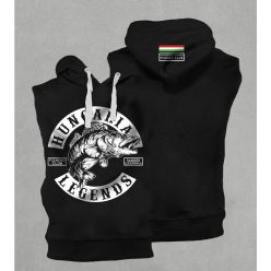   Süllő - Sander Lucioperca férfi kapucnis, belebújós mellény