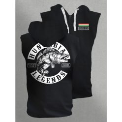   Süllő - Sander Lucioperca férfi kapucnis, cipzáras mellény