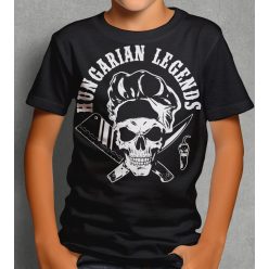 Koponyás szakács gyerek rövid ujjú póló