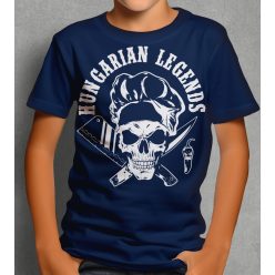 Koponyás szakács gyerek rövid ujjú póló