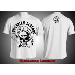 Koponyás szakács férfi rövid ujjú póló