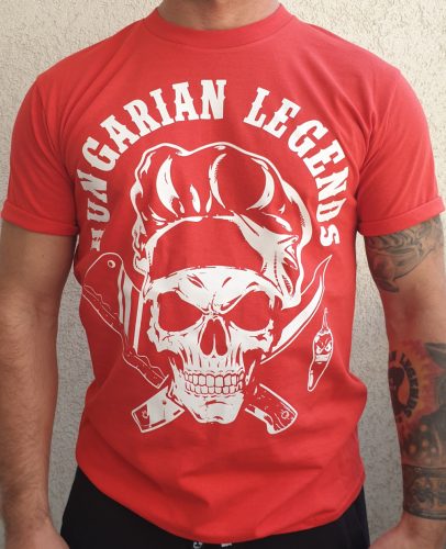 Koponyás szakács férfi rövid ujjú póló