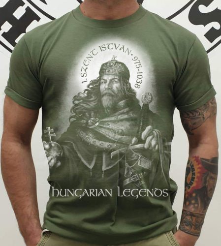 Szent István férfi rövid ujjú póló