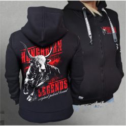 Szürkemarha - OPB női cipzáras, kapucnis pulóver