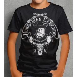   Vidróczki Márton - karikás ostorral gyerek rövid ujjú póló