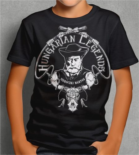 Vidróczki Márton - karikás ostorral gyerek rövid ujjú póló