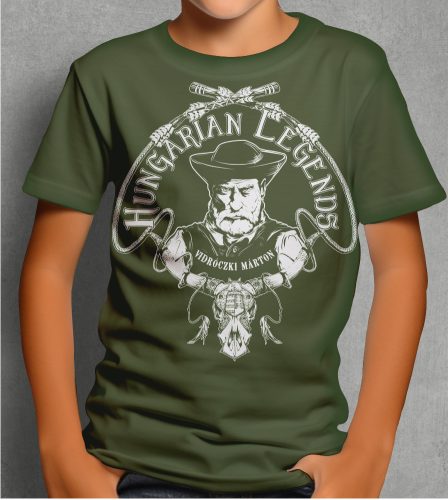 Vidróczki Márton - karikás ostorral gyerek rövid ujjú póló