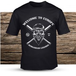 Welcome to Europe férfi rövid ujjú póló