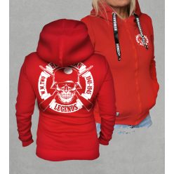 World War II női cipzáras, kapucnis pulóver