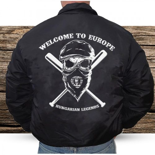 Welcome to Europe férfi CWU bomber dzseki - hímzett