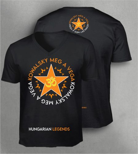 Kowalsky meg a Vega - Csillag logó férfi v-nyakú póló