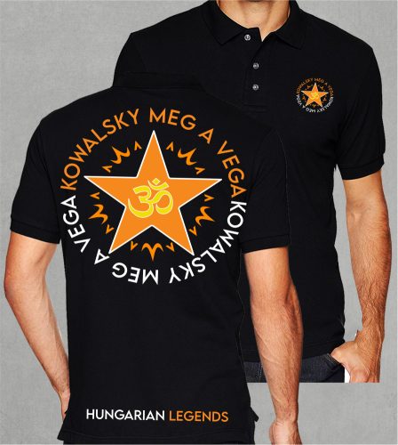Kowalsky meg a Vega - Csillag logó  férfi galléros póló