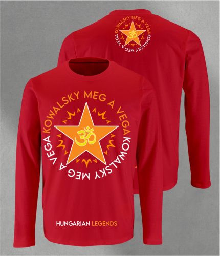 Kowalsky meg a Vega - Csillag logó  férfi hosszú ujjú póló