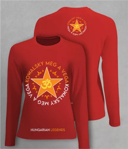 Kowalsky meg a Vega - Csillag logó női hosszú ujjú póló