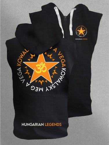 Kowalsky meg a Vega - Csillag logó férfi kapucnis, cipzáras mellény