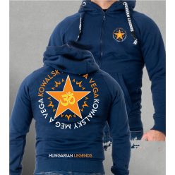   Kowalsky meg a Vega - Csillag logó férfi kapucnis, cipzáras pulóver