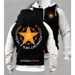   Kowalsky meg a Vega - Csillag logó férfi kapucnis, cipzáras pulóver