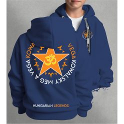   Kowalsky meg a Vega - Csillag logó gyerek kapucnis, cipzáras pulóver