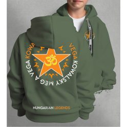   Kowalsky meg a Vega - Csillag logó gyerek kapucnis, cipzáras pulóver