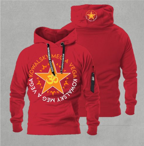 Kowalsky meg a Vega - Csillag logó férfi kapucnis, belebújós pulóver