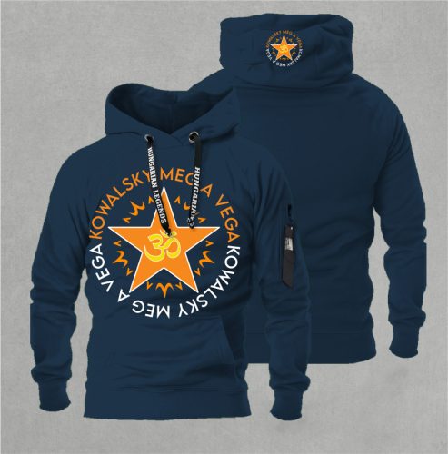 Kowalsky meg a Vega - Csillag logó férfi kapucnis, belebújós pulóver
