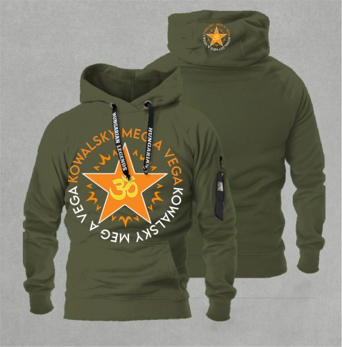 Kowalsky meg a Vega - Csillag logó férfi kapucnis, belebújós pulóver