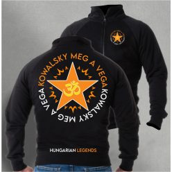   Kowalsky meg a Vega - Csillag logó férfi cipzáras, galléros pulóver